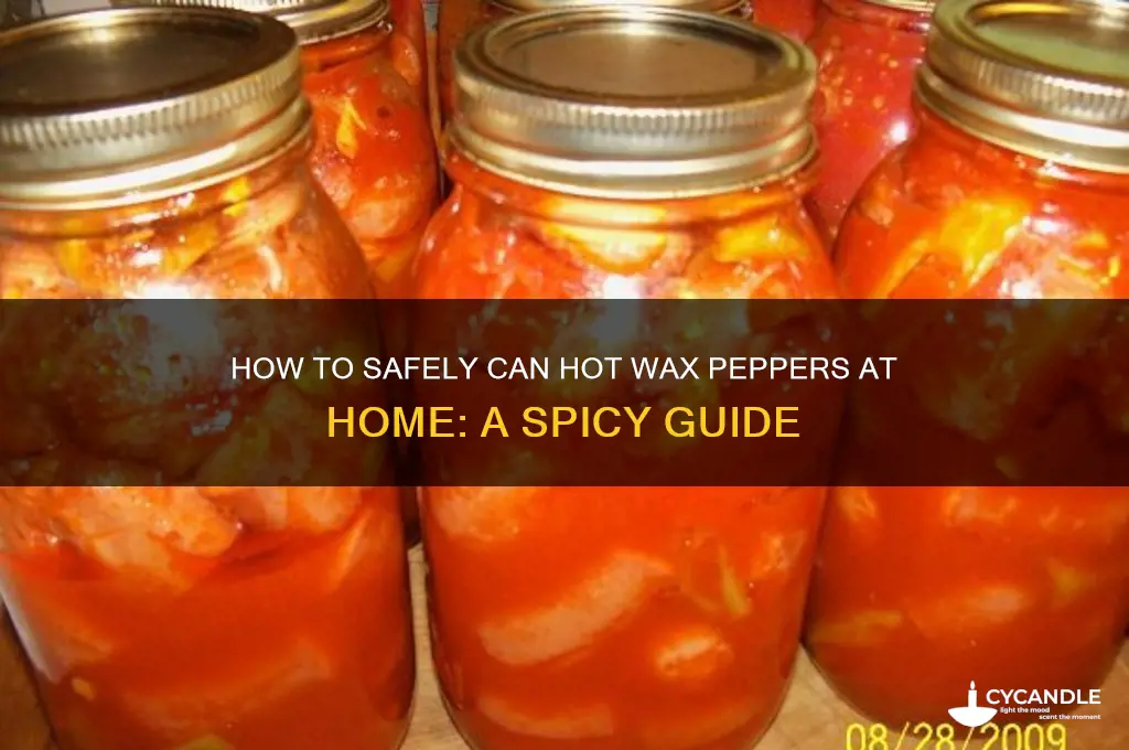 can hot wax peppers