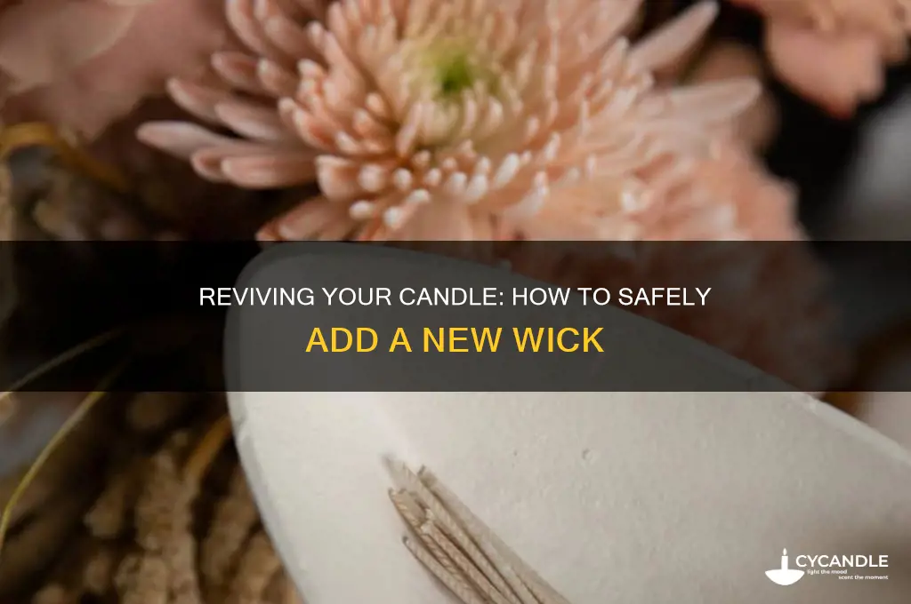 can i add a new wick to a candle