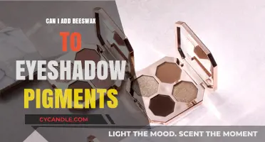 Enhancing Eyeshadow: Adding Beeswax to Pigments for Better Application