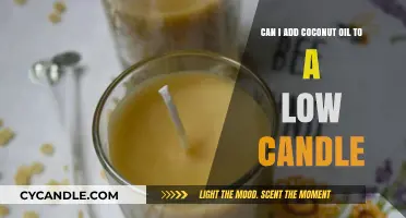 Enhancing Candles: Can Coconut Oil Be Added to Low Wax?