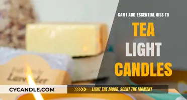 Enhancing Tea Light Candles: Safely Adding Essential Oils for Aromatic Ambiance