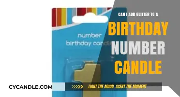 Sparkle Up Your Celebration: Adding Glitter to Birthday Number Candles