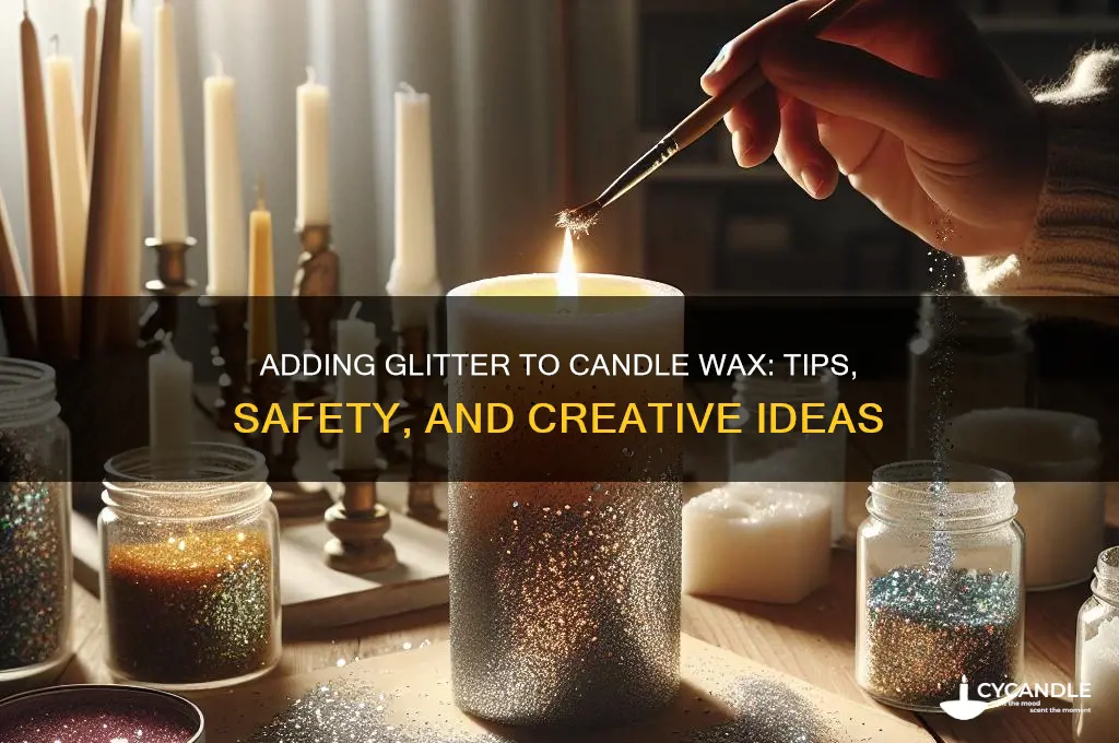 can i add glitter to candle wax