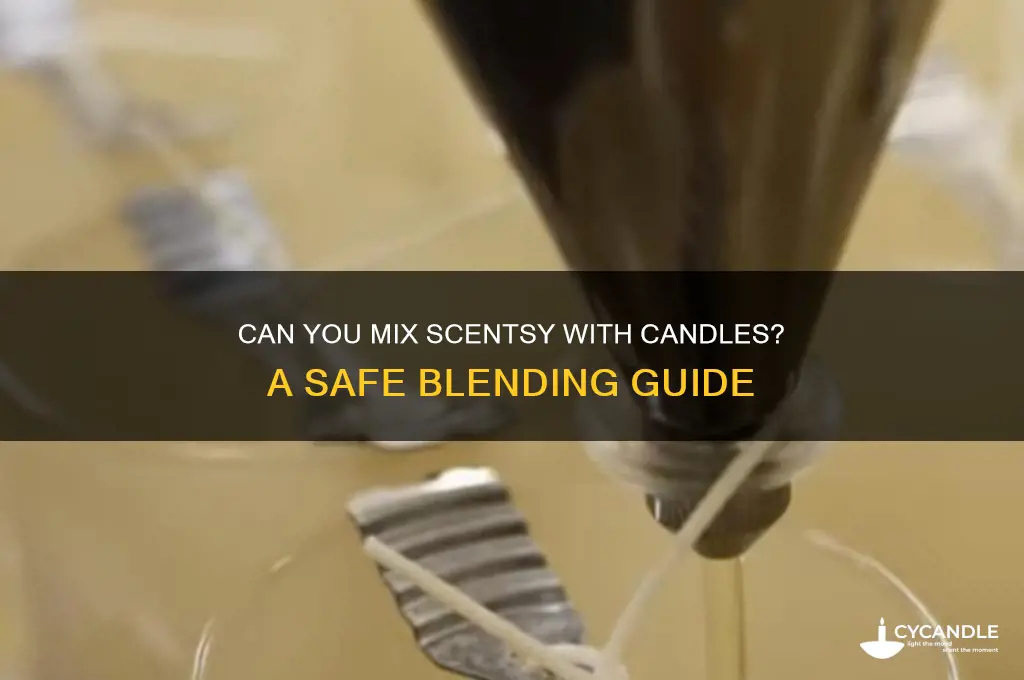 can i add scentsy to candle