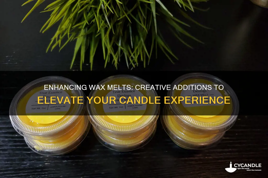 can i add things to candle wax melts