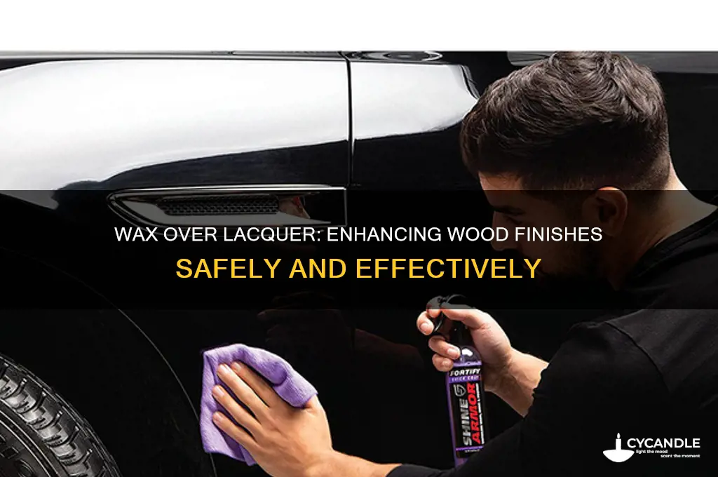 can i apply a wax finish over a lacquer finish