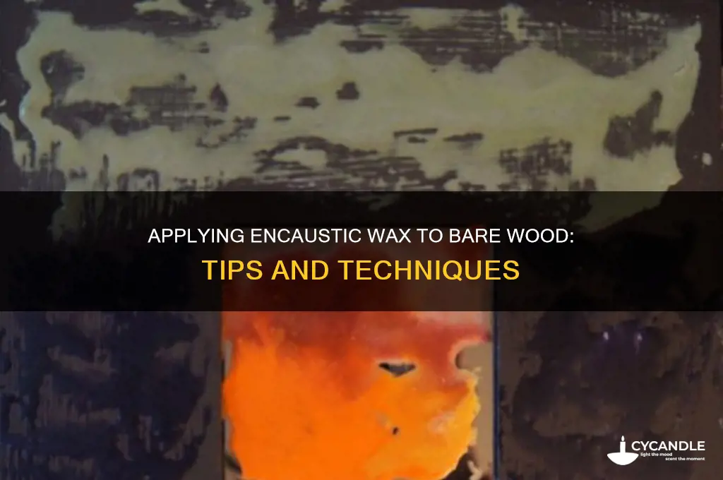 can i apply encaustic wax to bare wood