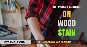 Enhancing Wood Stain with Paste Wax: A Direct Application Guide