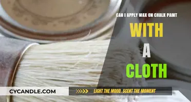 Effortless Waxing: Applying Wax to Chalk Paint with a Cloth