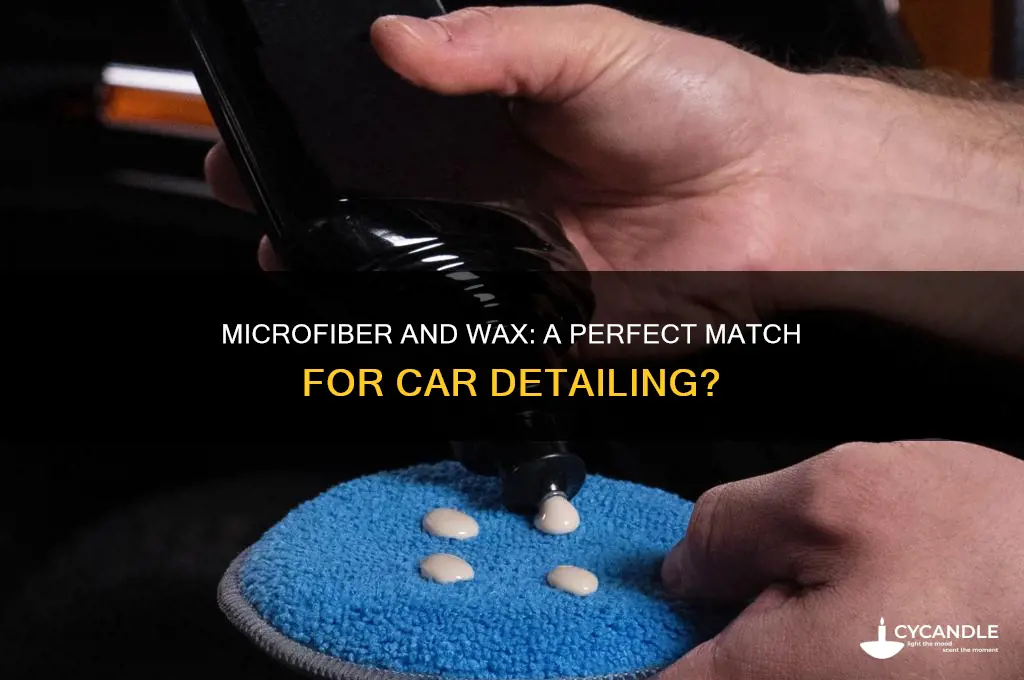 can i apply wax with microfiber