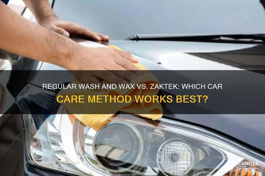 can i avoid zaktek does regular wash and wax work