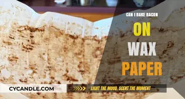 Crispy Bacon on Wax Paper: A Simple Baking Hack