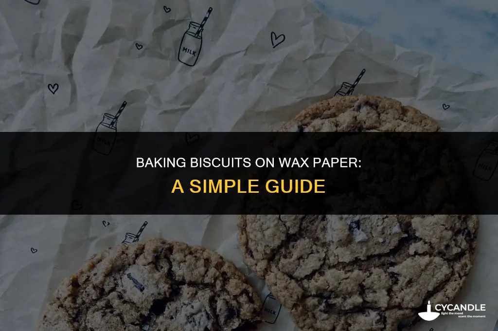 can i bake biscuit s on wax paper