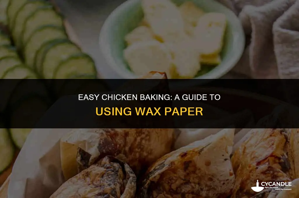 can i bake chicken on wax paper