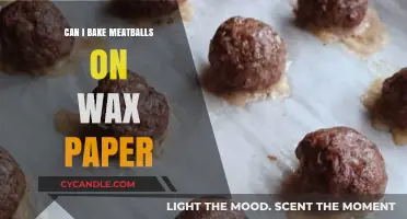 Baking Meatballs on Wax Paper: Tips and Best Practices