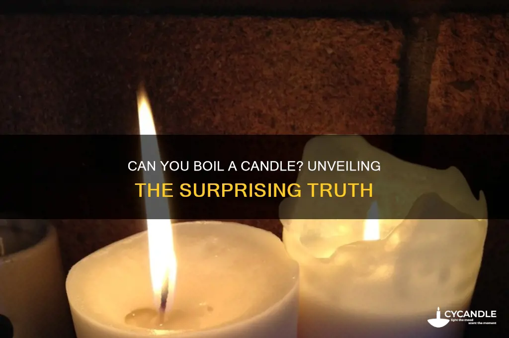 can i boil a candle