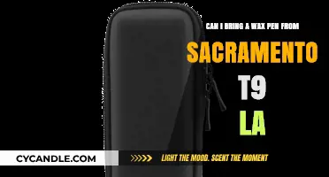 Traveling with a Wax Pen: Sacramento to LA Guidelines