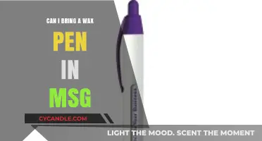 Can You Bring a Wax Pen to Madison Square Garden?