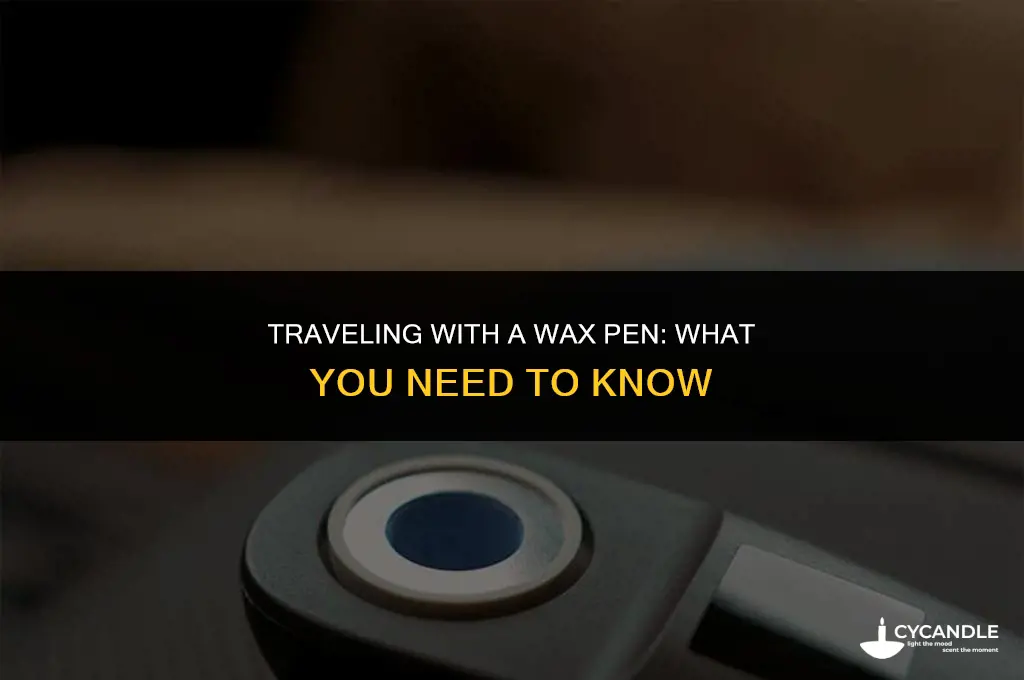 can i bring a wax pen on an airplane