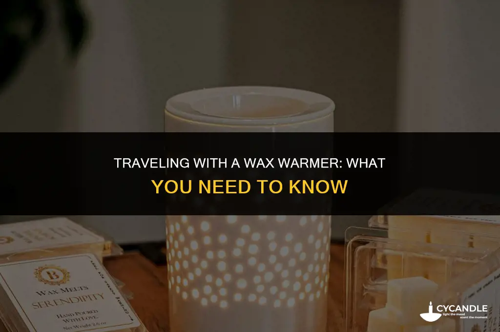 can i bring a wax warmer on a plane