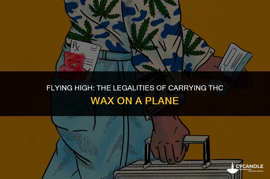 can i bring thc wax on a plane