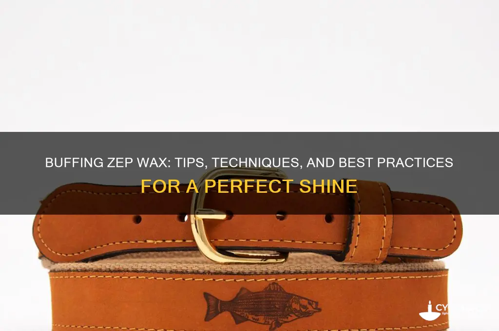 can i buff zep wax