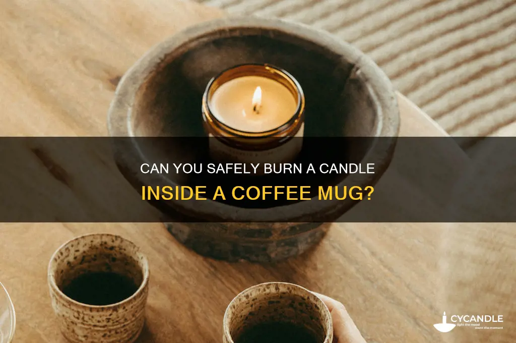 can i burn a candle in s coffee