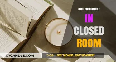 Burning Candles in Closed Rooms: Safety Risks and Precautions