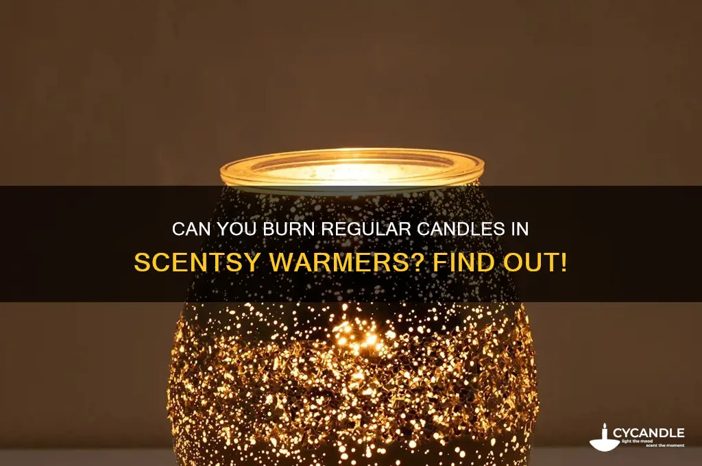 can i burn candle in scentsy warmers
