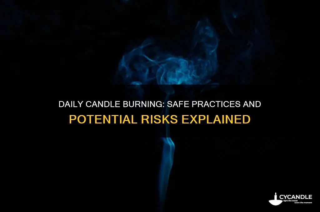 can i burn candles everyday