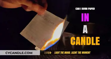 Burning Paper in Candles: Safe Practice or Potential Hazard?