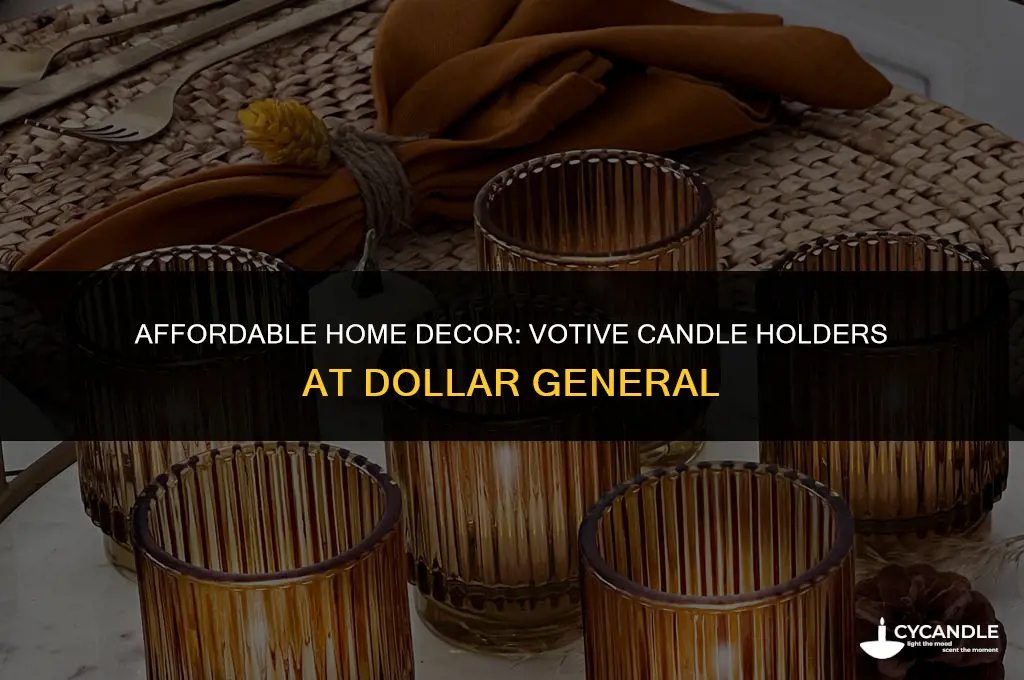 can i buy 30 votive candle holders at dollar general
