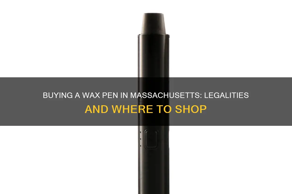 can i buy a wax pen in massachusetts