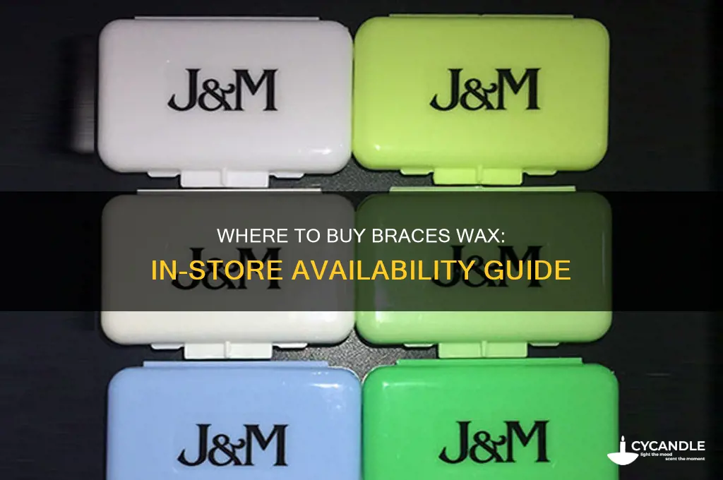 can i buy braces wax in store