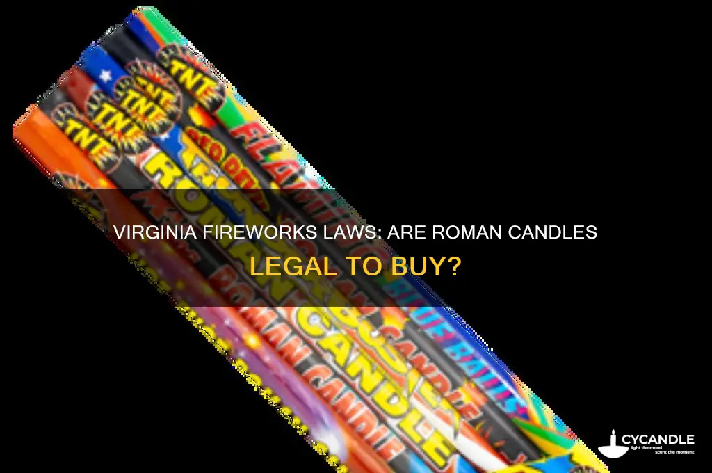can i buy roman candles in virginia