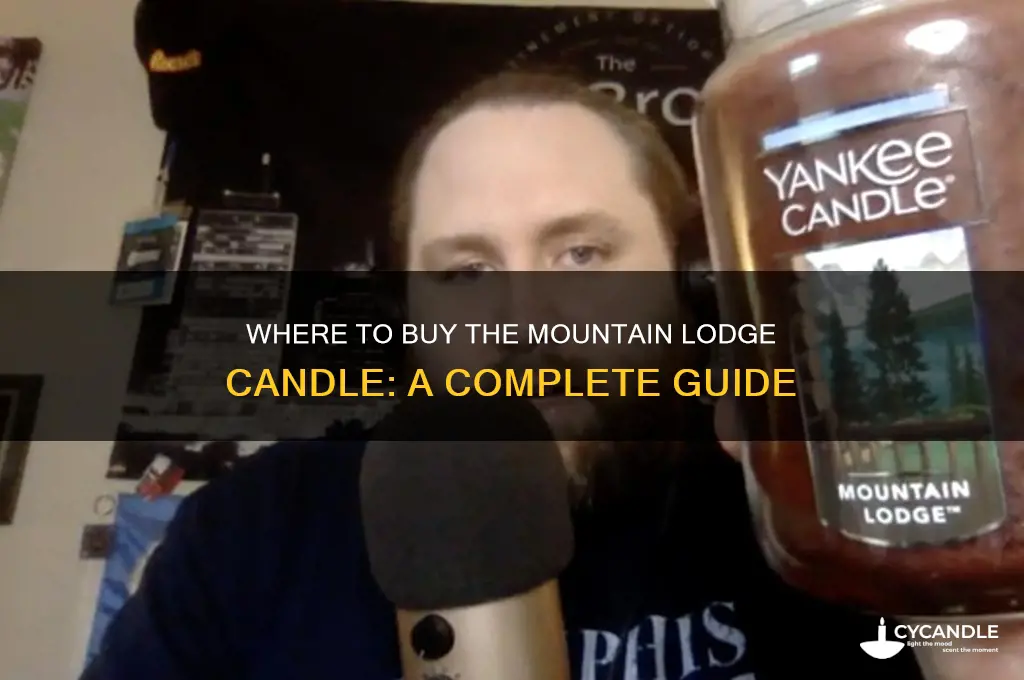 can i buy the mountain lodge candle