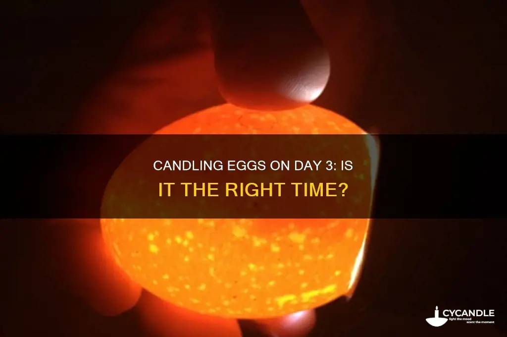 can i candle on day 3