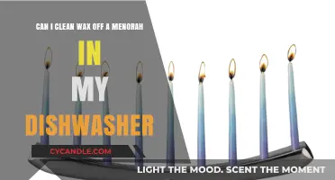Dishwasher Safe? Cleaning Wax Off Your Menorah Made Easy