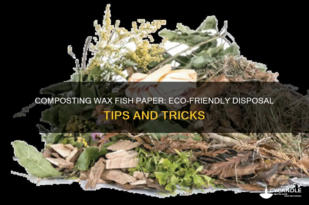 can i compost wax fish paper