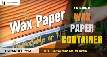 Eco-Friendly Disposal: Can You Compost Wax Paper Containers?