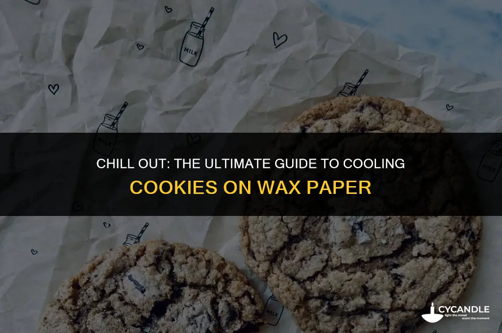 can i cool cookies on wax paper