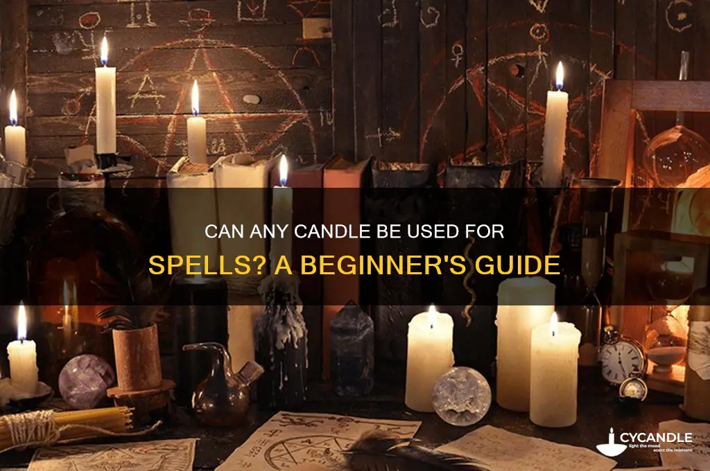 can i do a apell with any candle