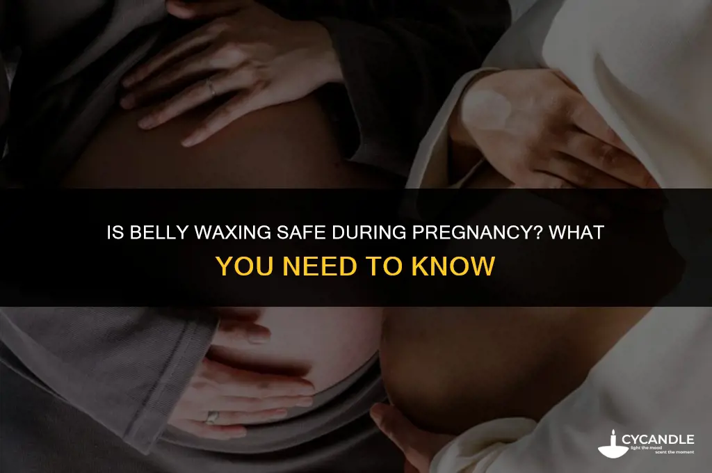 can i do belly wax during pregnancy