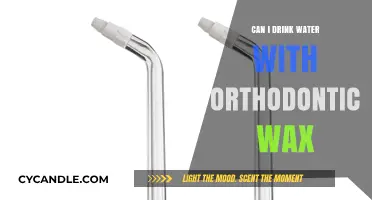 Drinking Water with Orthodontic Wax: Safe or Risky Practice?