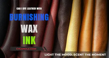 Dyeing Leather with Burnishing Wax Ink: Techniques, Tips, and Results