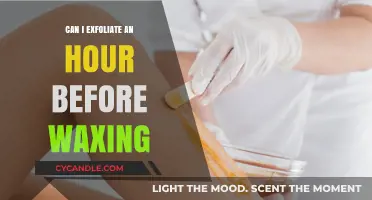 Exfoliating Before Waxing: Is One Hour Enough Time?