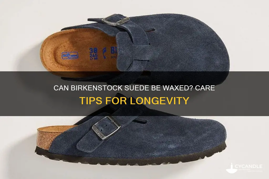 can i get birkenstock suede waxed