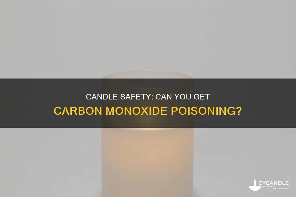 can i get carbon monoxide poisoning from a candle