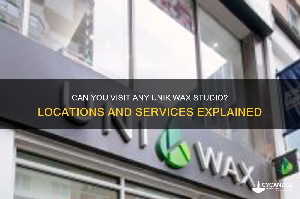 can i go to any unik wax studio