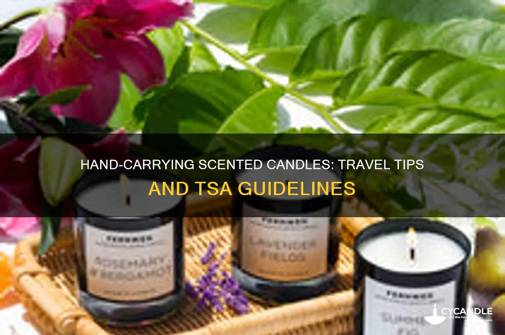 can i hand carry scented candles